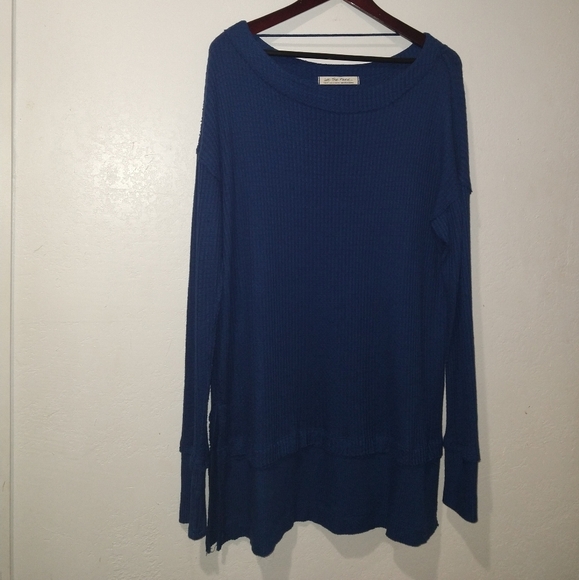 FREE PEOPLE North Shore Porcelain Blue Tunic - Picture 5 of 7